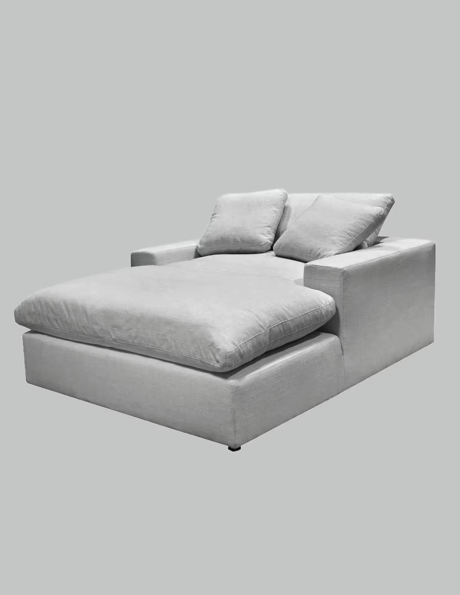 CHAISE BRUNA TELA, GRIS