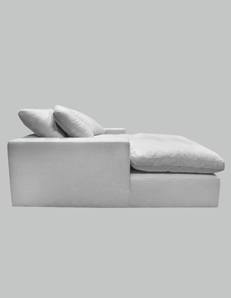 CHAISE BRUNA TELA, GRIS