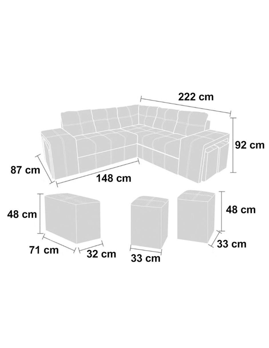 Sala modular de lino 9