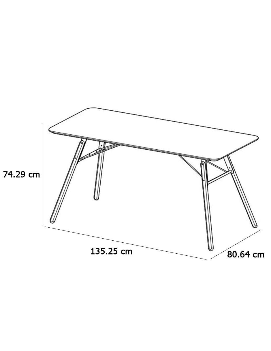 Mesa de comedor SEI Dinniman de acero