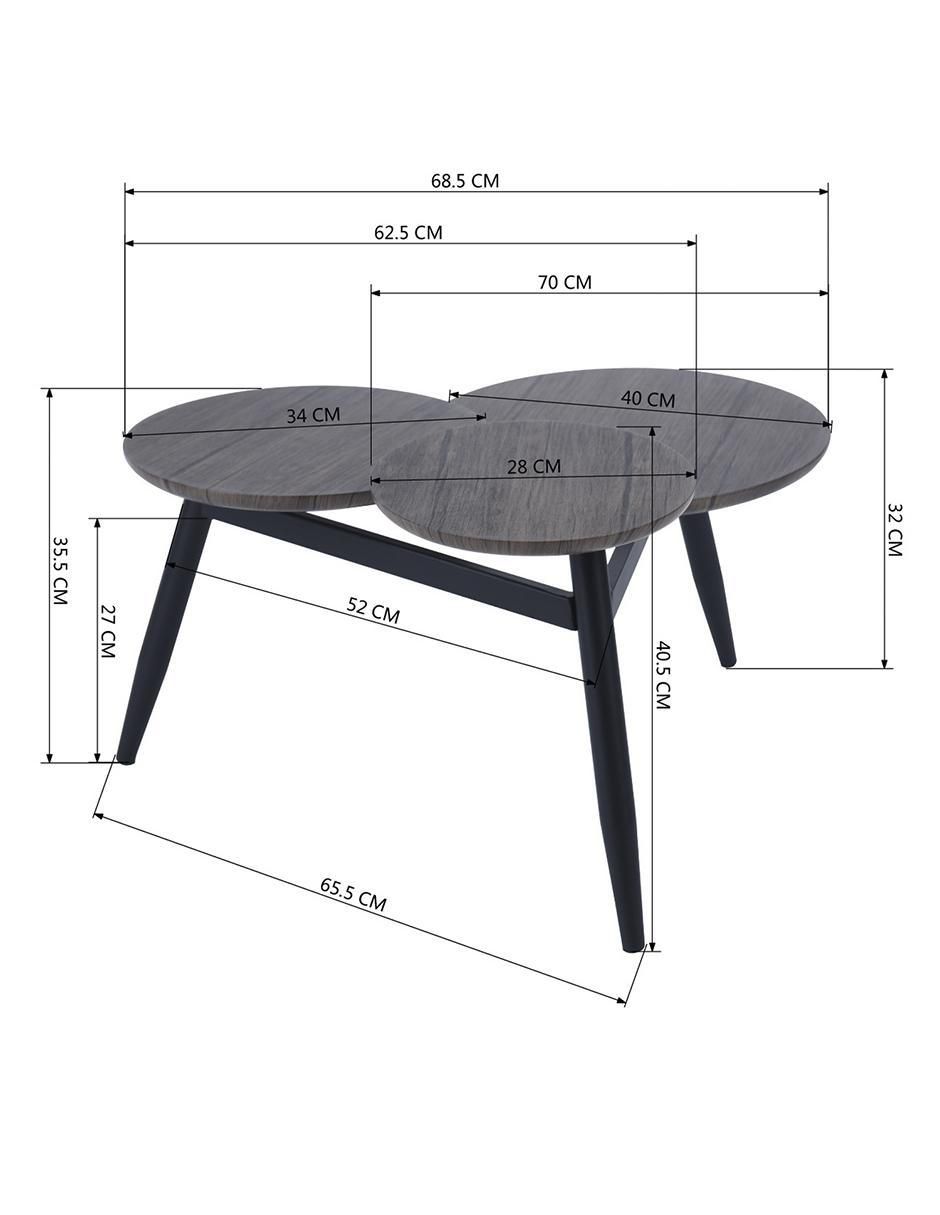 Mesa de centro armable Biel