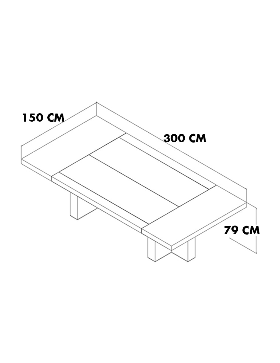 Mesa de comedor Malbec 6