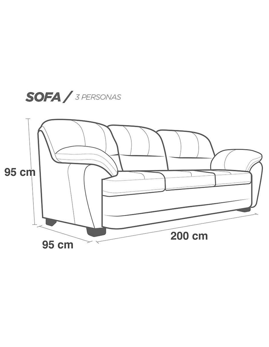 Sofá Florencia de piel 4