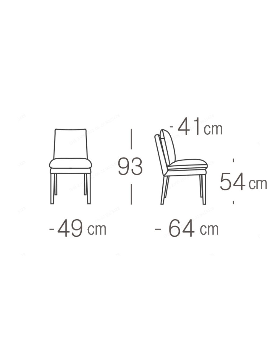 Silla Austrias de tela 2