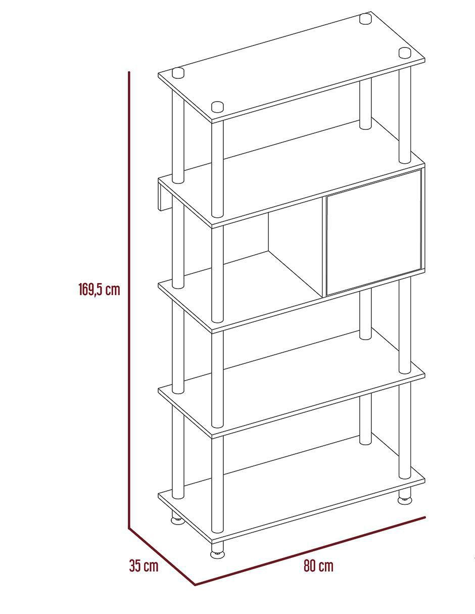 Librero de melamina 6