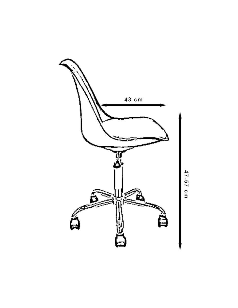 Silla Tulip de acero