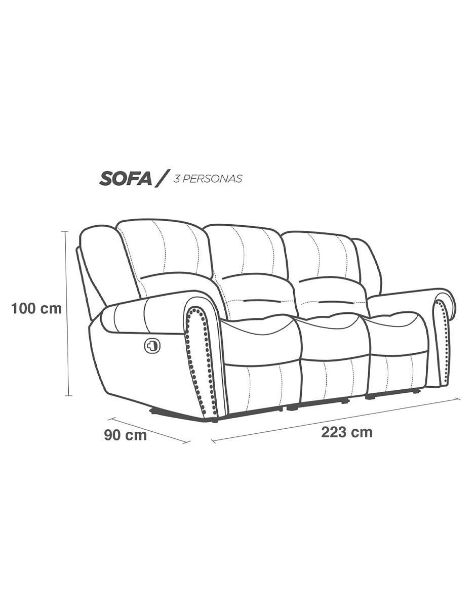 Reclinable Oxford de piel 5