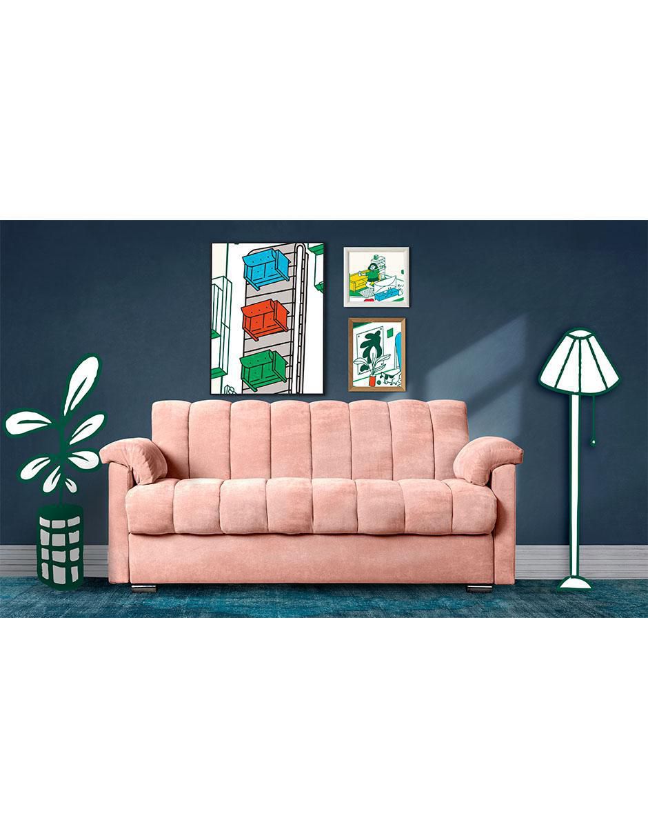 Sofá cama mercury memory foam de velvet 4