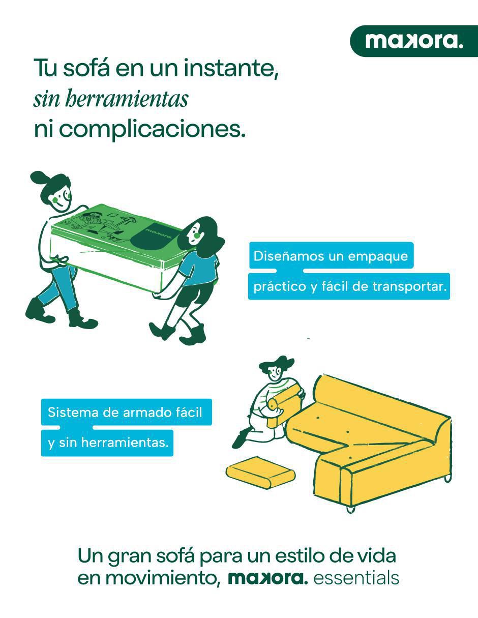 Sofá cama mercury memory foam de velvet 8