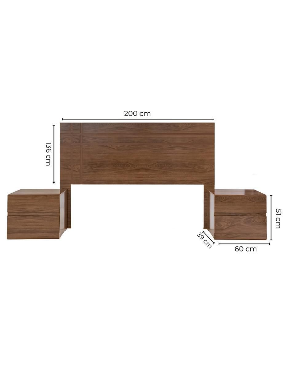 Set recámara Valer de MDF 12