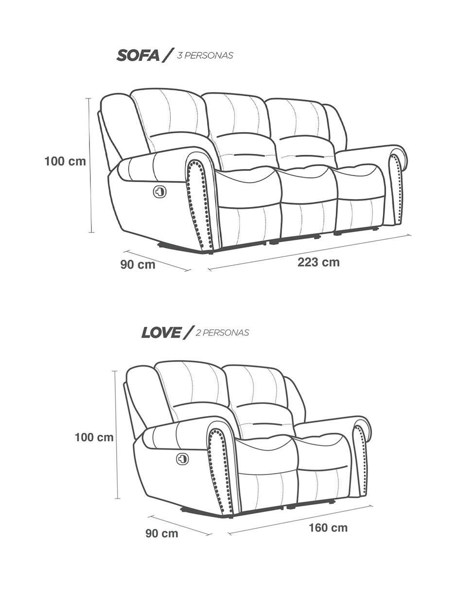 Reclinable Magnus de piel 7