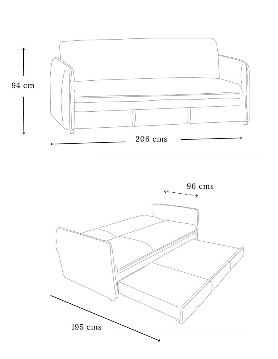 Sofá cama Zurich 6