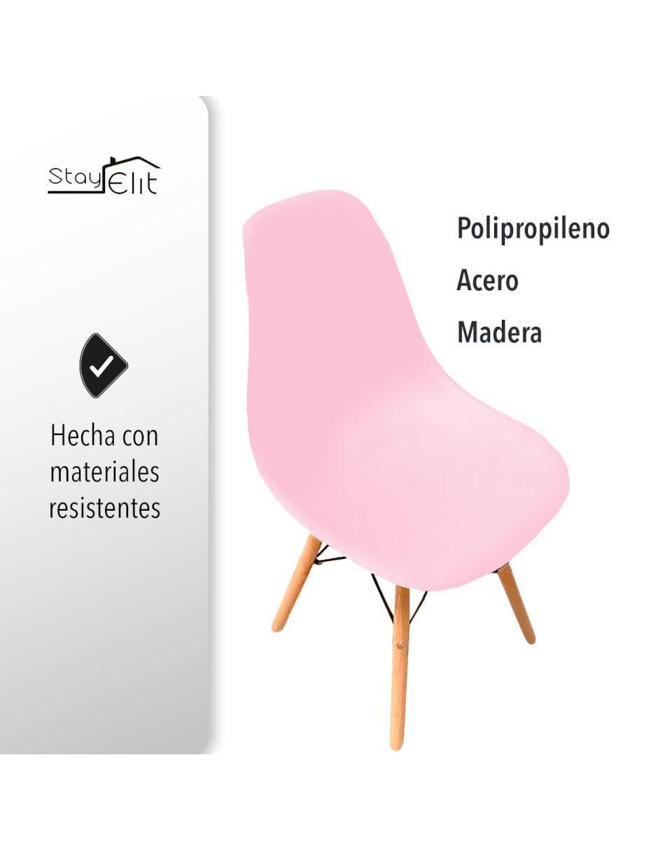 Juego de sillas 4 piezas Eame de plástico 2