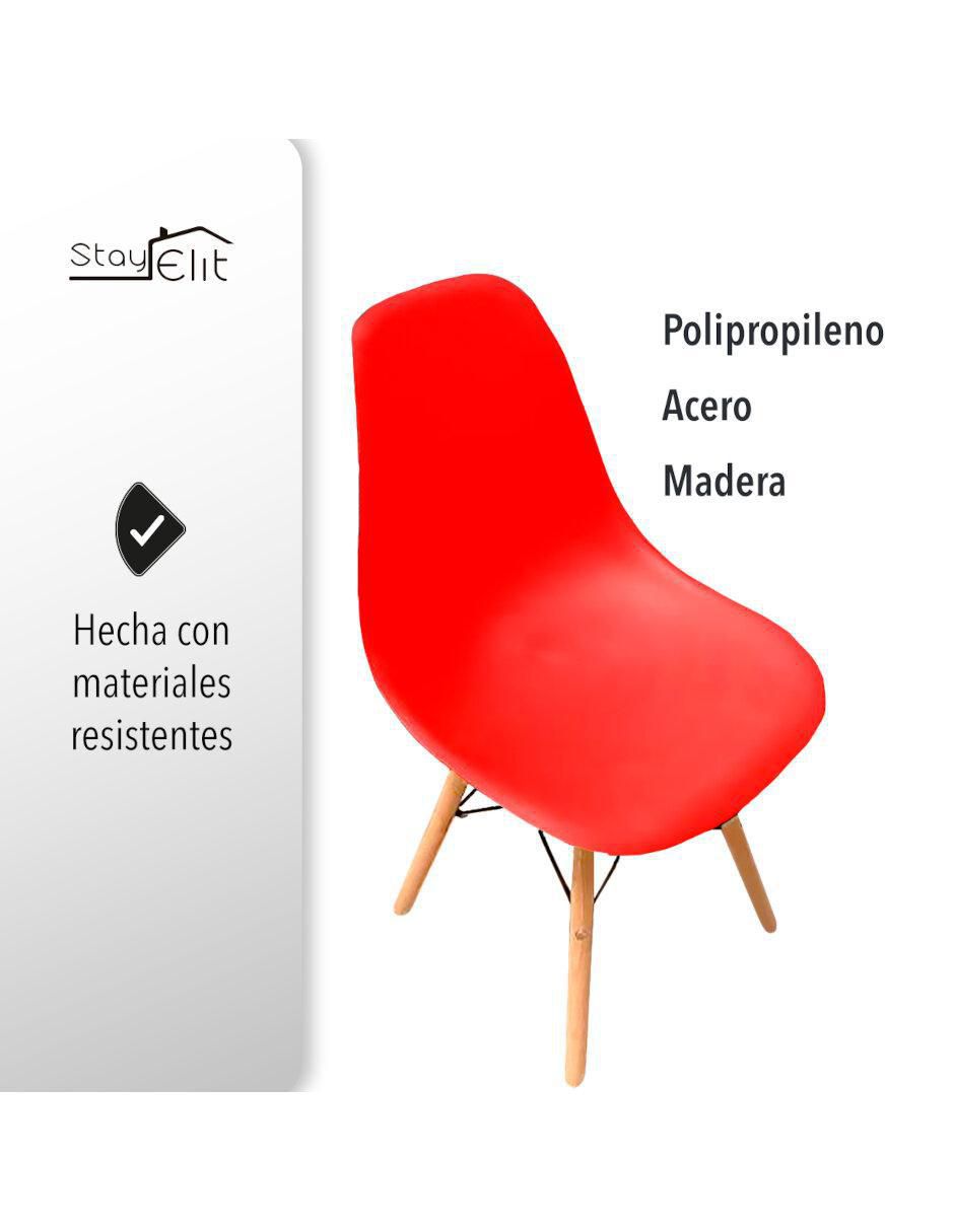 Juego de sillas 4 "piezas" eame stay elit "de" plástico adulto