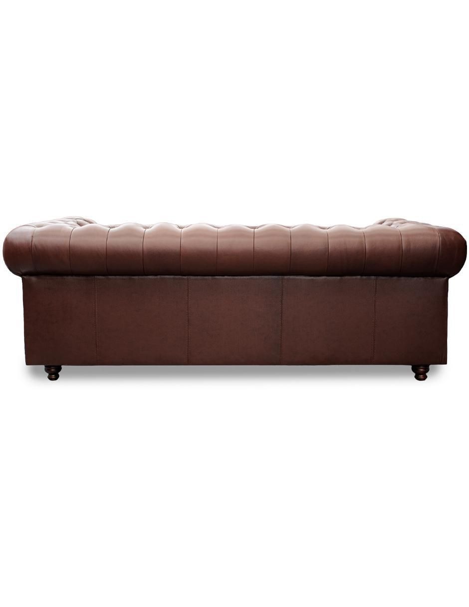 Sofá Chesterfield de piel y vinil 5