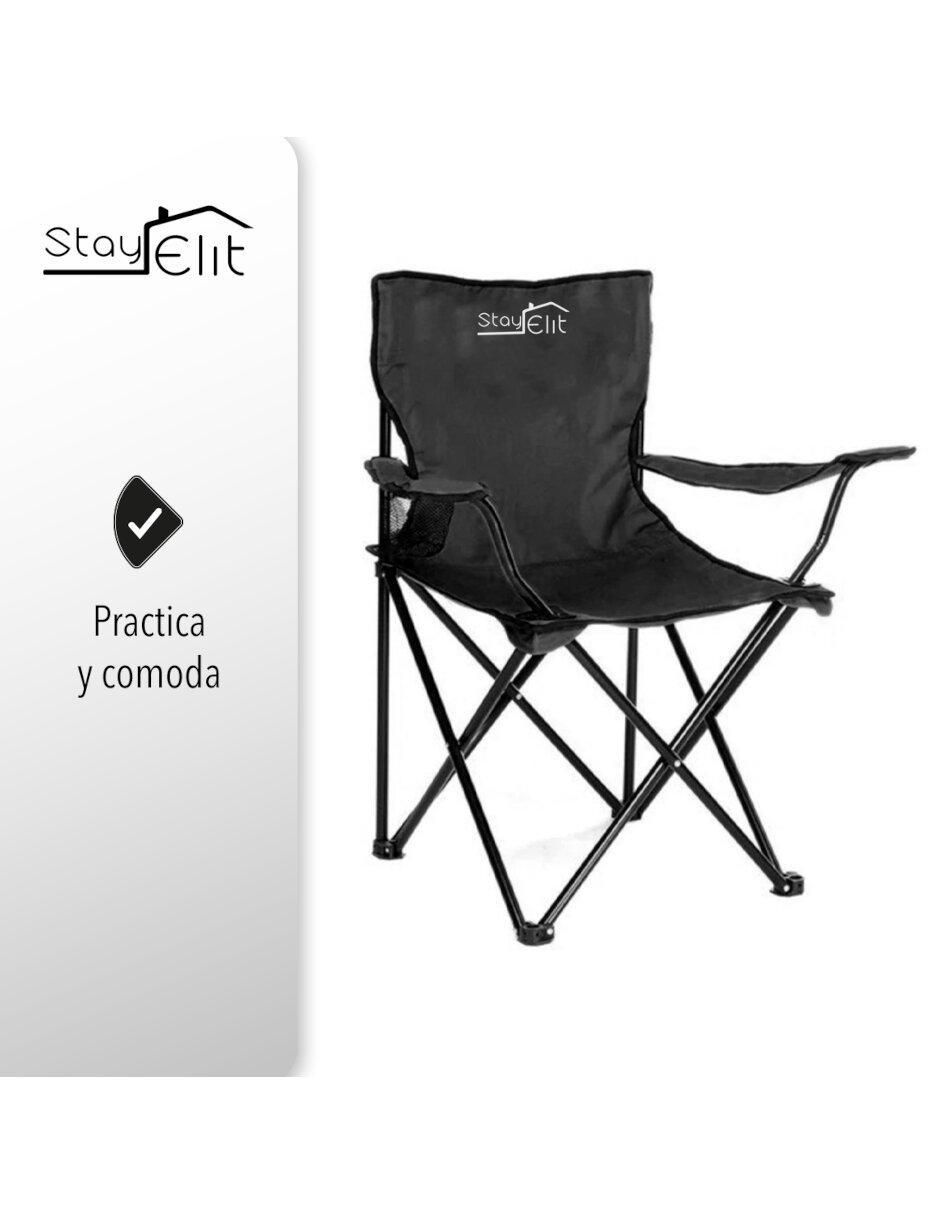 Silla plegable Camping Stay Elit de tela 4