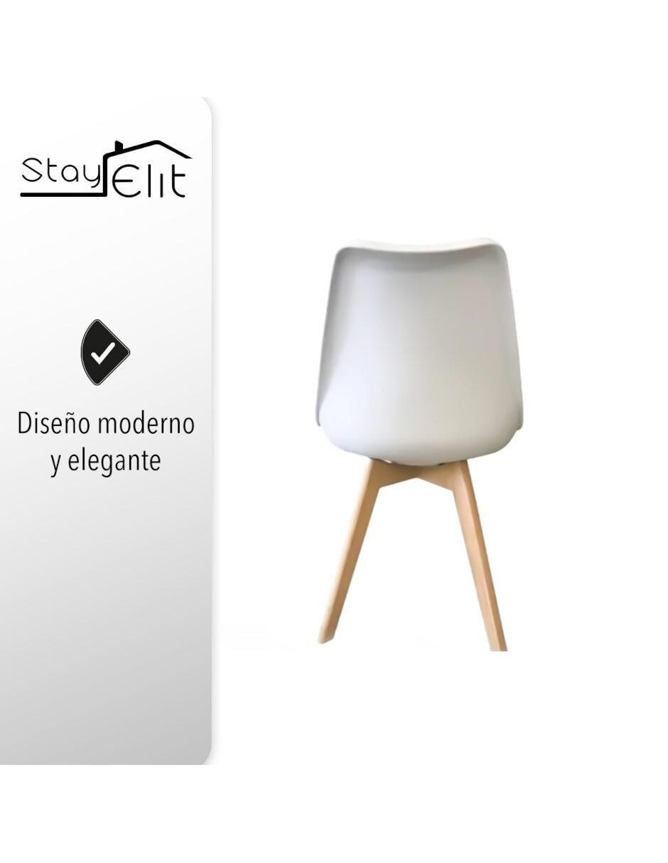 Juego de sillas 2 piezas Minimalista de plástico 2