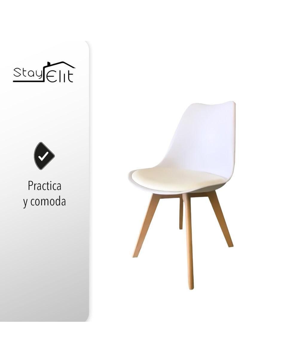 Juego de sillas 2 piezas Minimalista de plástico 3