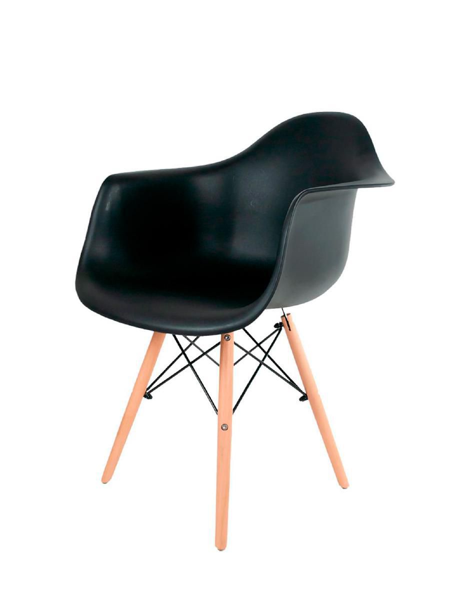 Set de 4 sillas Eames de plástico 2