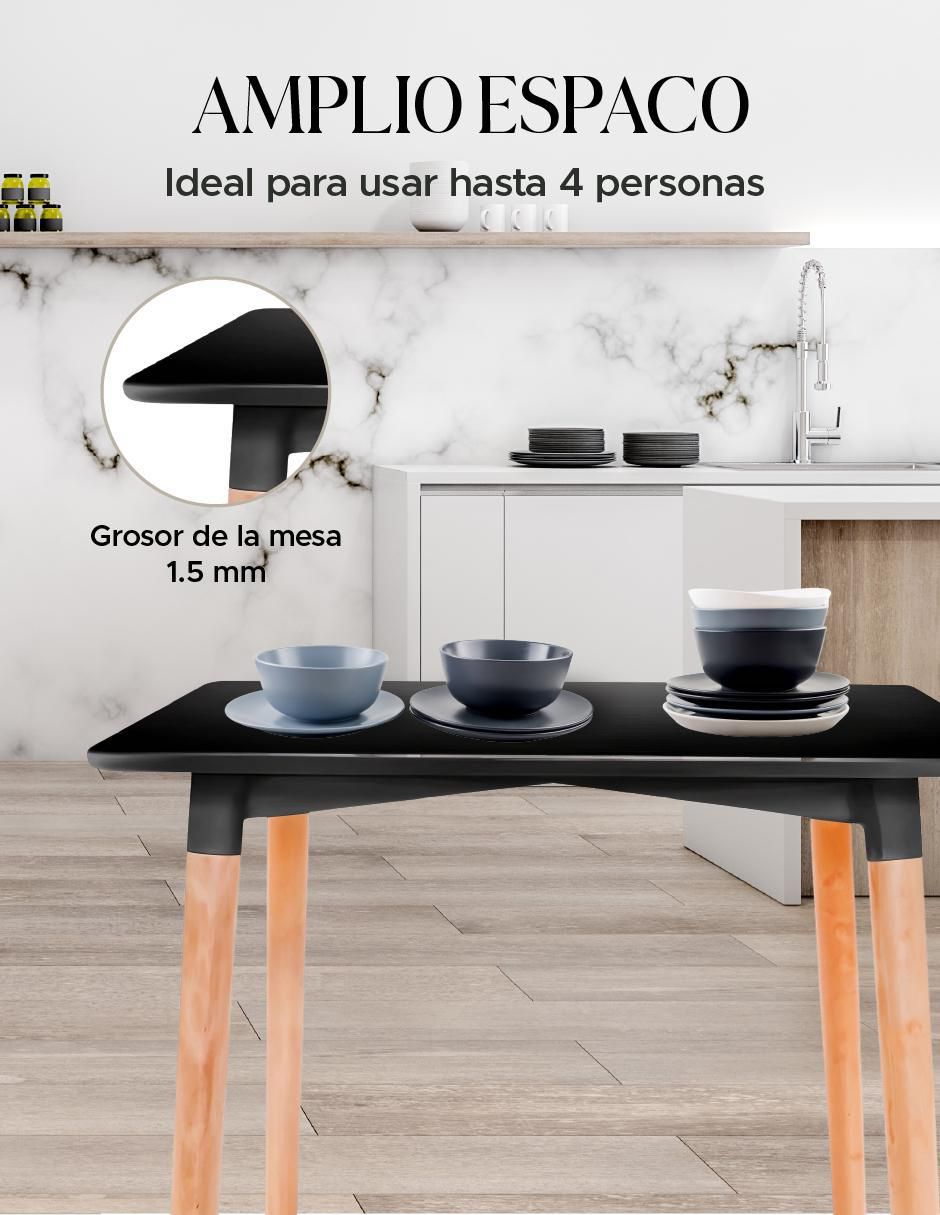 Mesa de comedor armable Eames 5