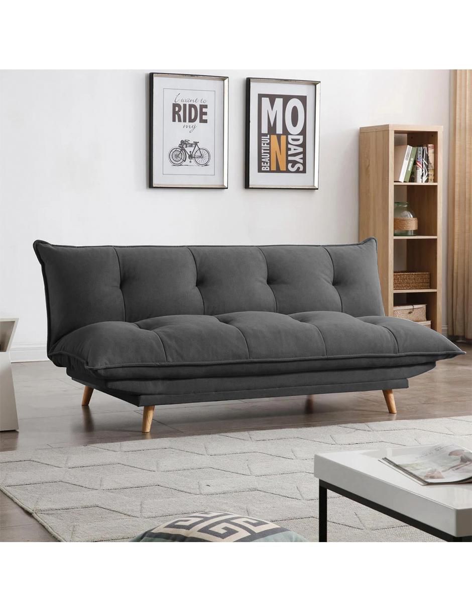 Sofá cama Aurelio de lino 4