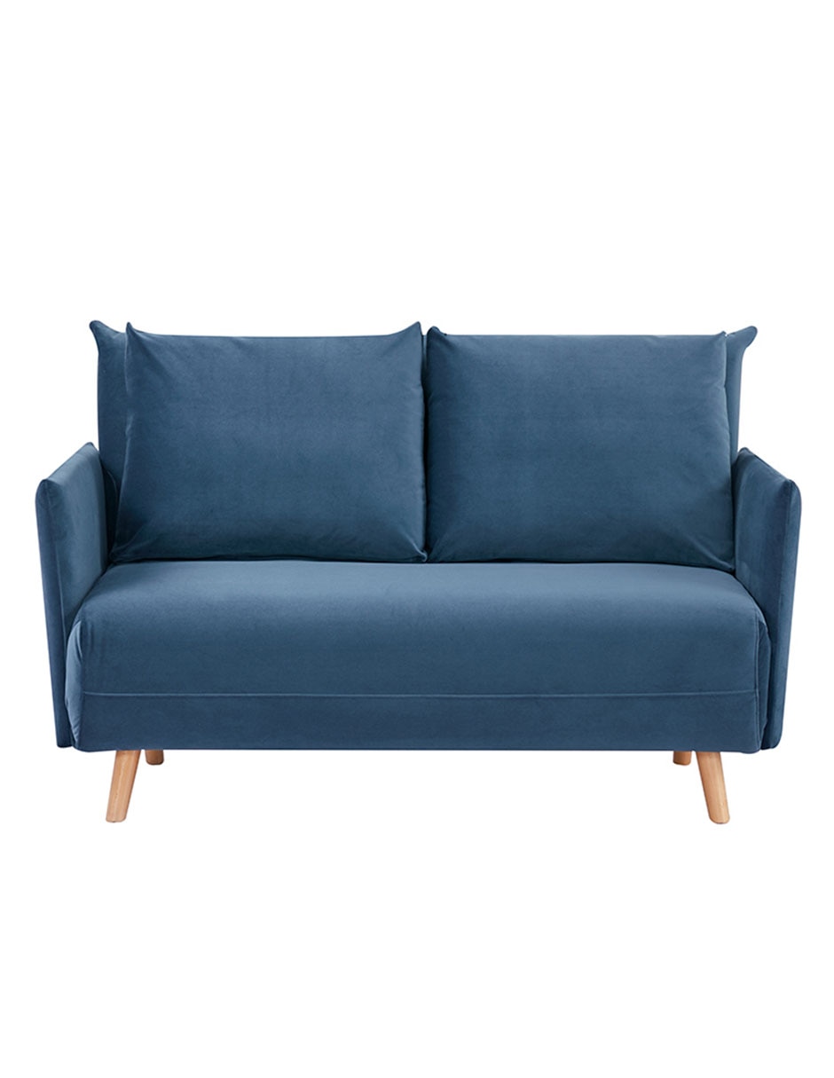 SOFÁ CAMA JASMINE *CE* POLIÉSTER, AZUL