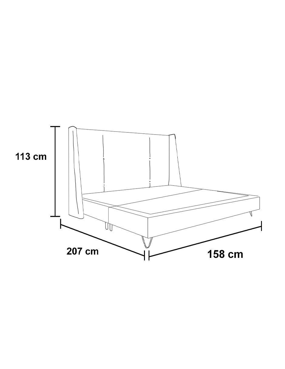 Cama Realy de madera matrimonial 7