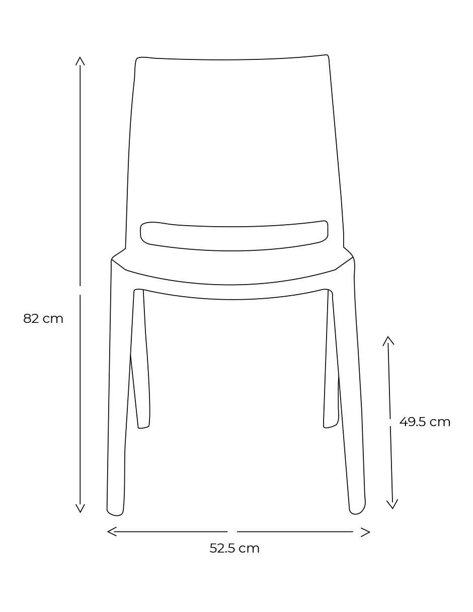 Silla Casuak de plástico 3