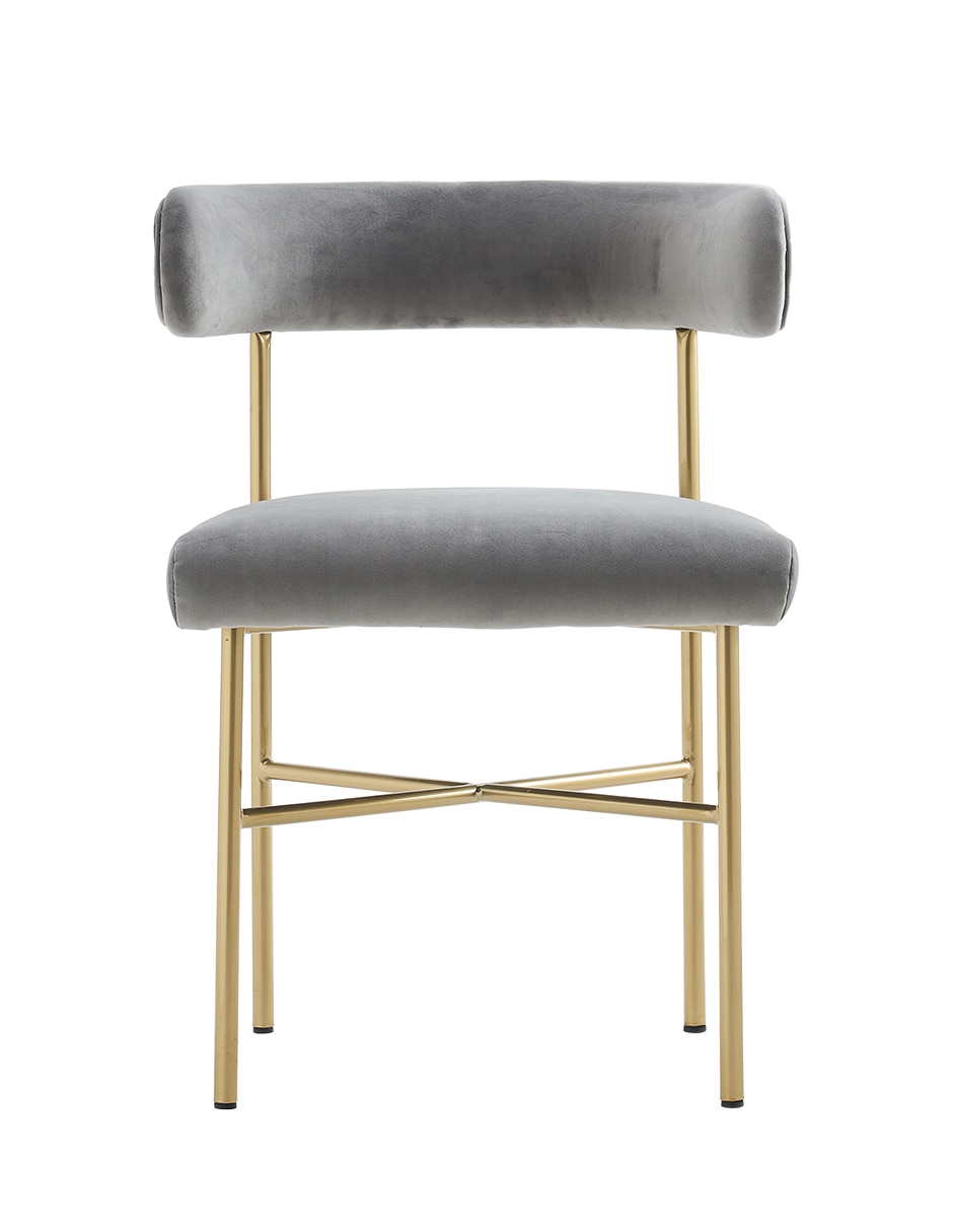 SILLA CLARA RE ALUMINIO, GRIS MEDIO