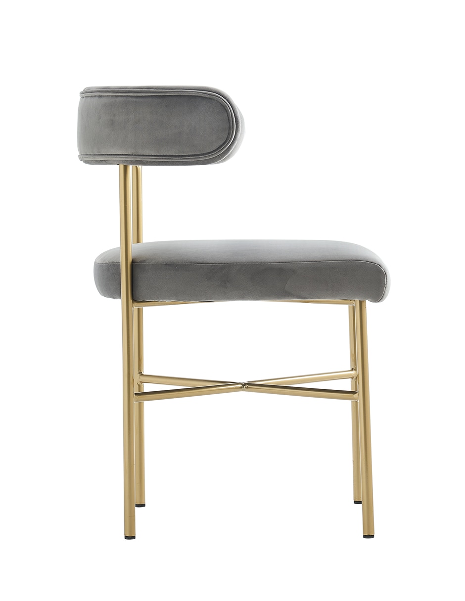 SILLA CLARA RE ALUMINIO, GRIS MEDIO
