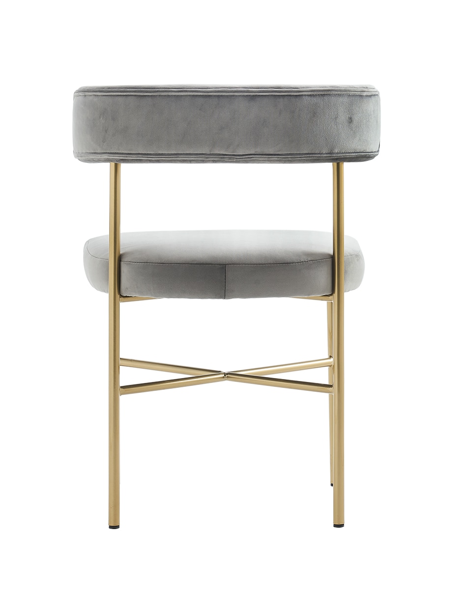 SILLA CLARA RE ALUMINIO, GRIS MEDIO