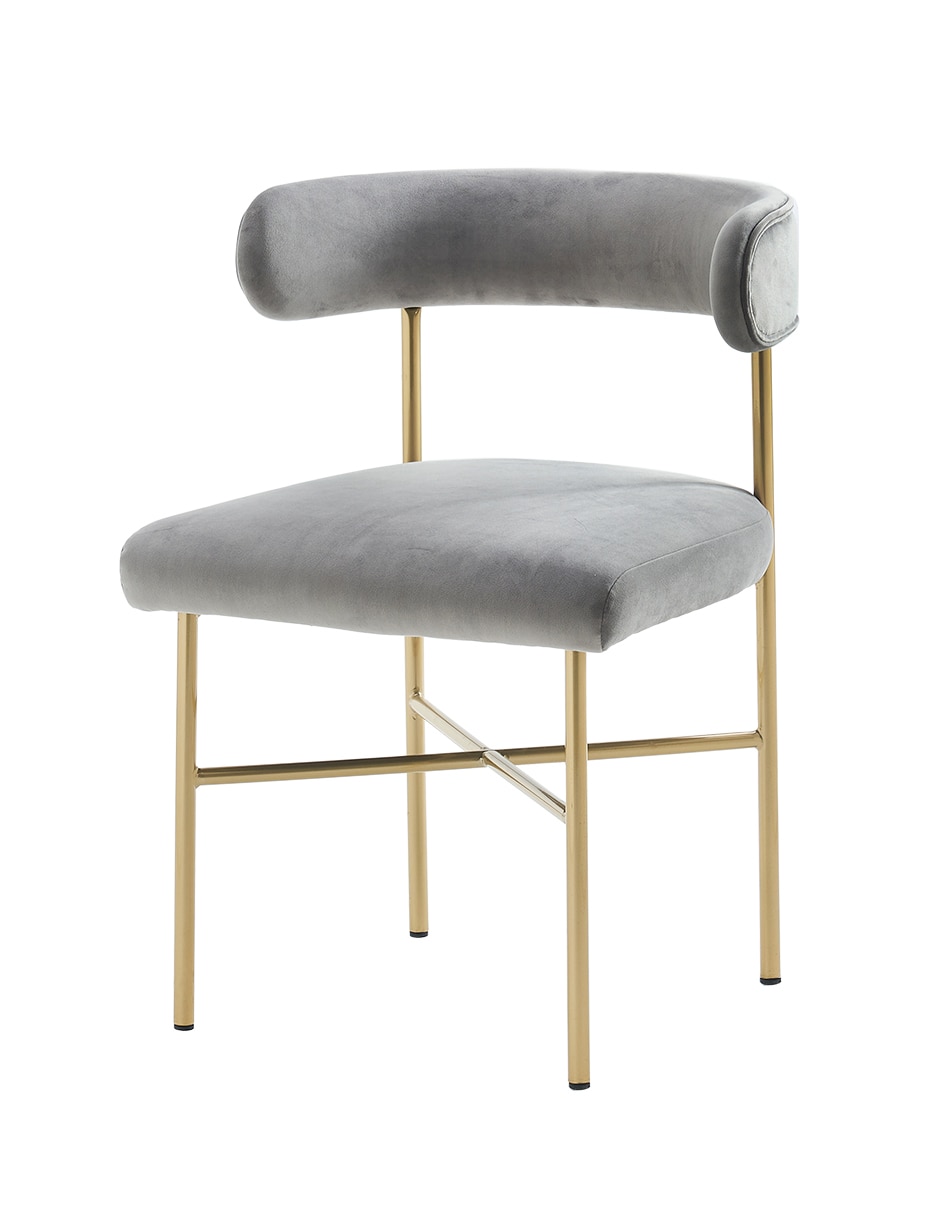 SILLA CLARA RE ALUMINIO, GRIS MEDIO