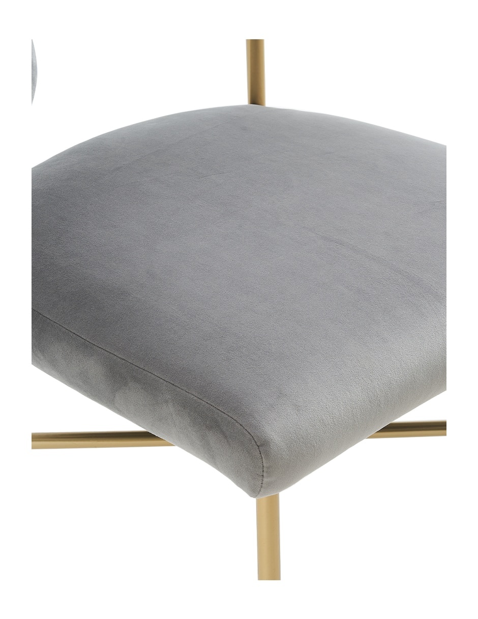 SILLA CLARA RE ALUMINIO, GRIS MEDIO