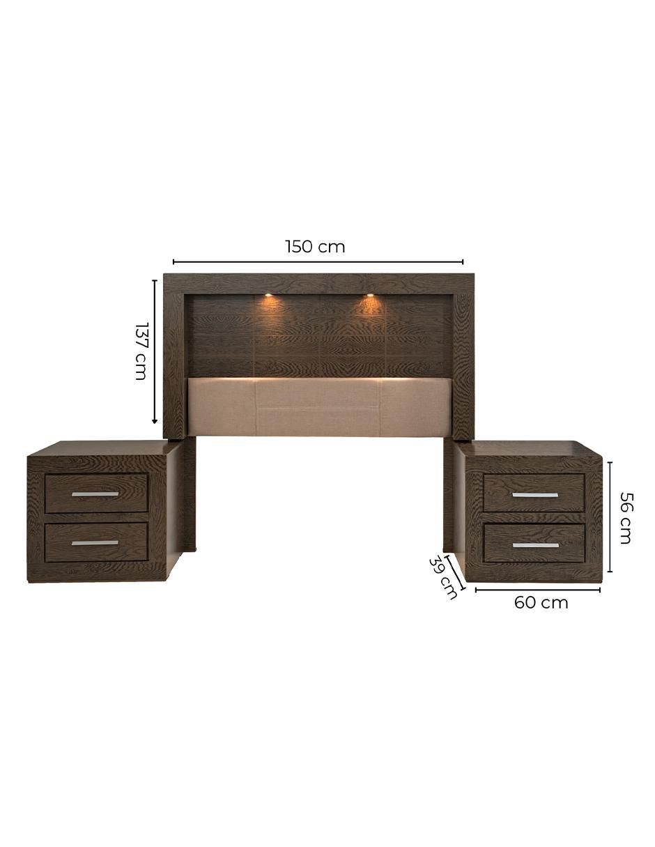 Set recámara Pamela de MDF 8