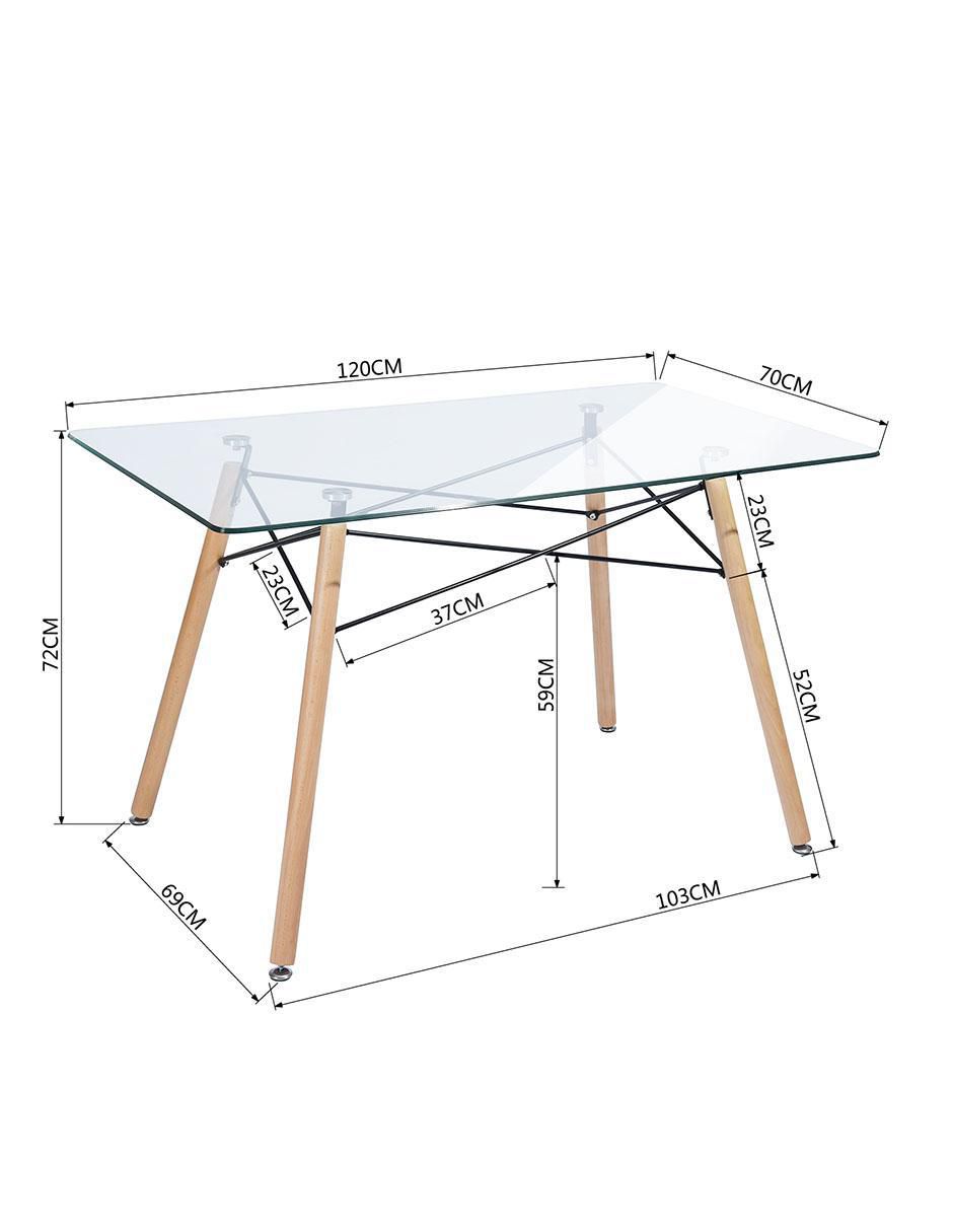Mesa de comedor armable Zappa 9