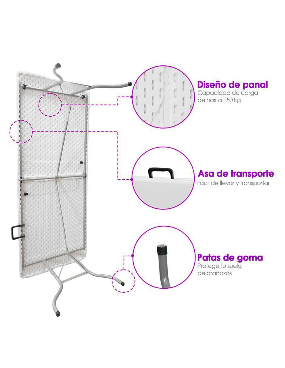 Mesa auxiliar Aquila de plástico 2