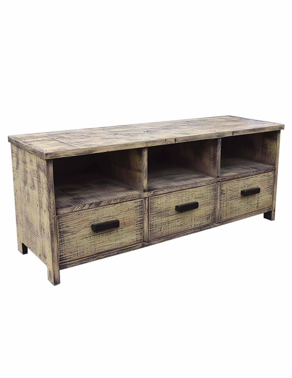 Pie de cama de madera pino 2
