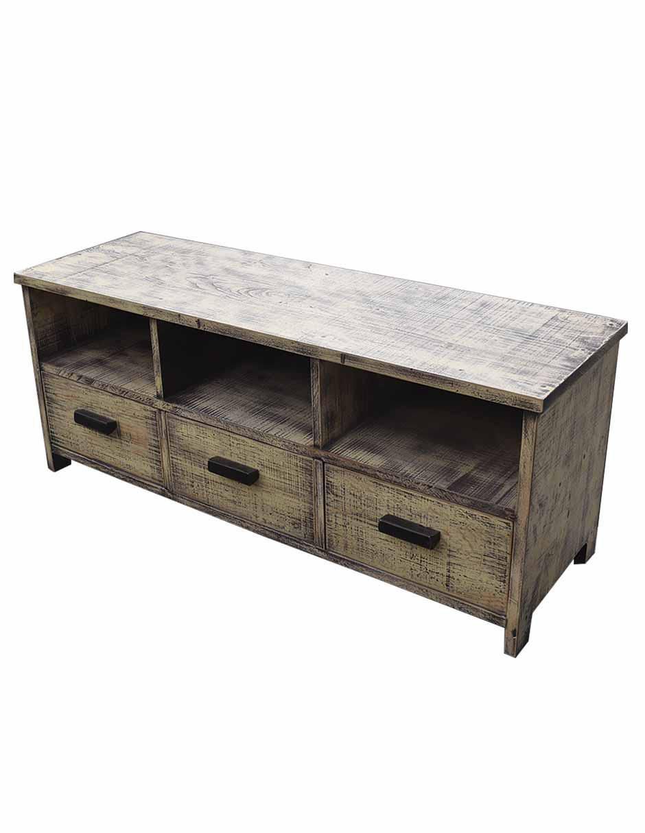 Pie de cama de madera pino 4