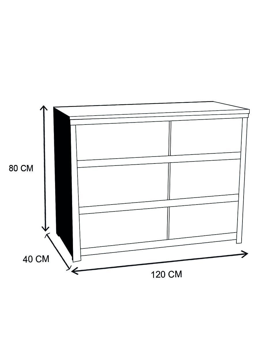 Cómoda de MDF 8