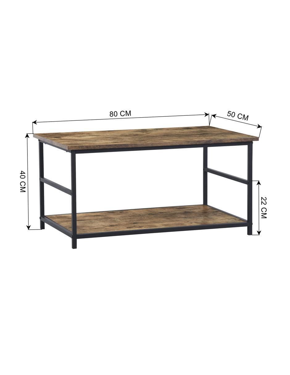 Mesa de centro armable de MDF 7