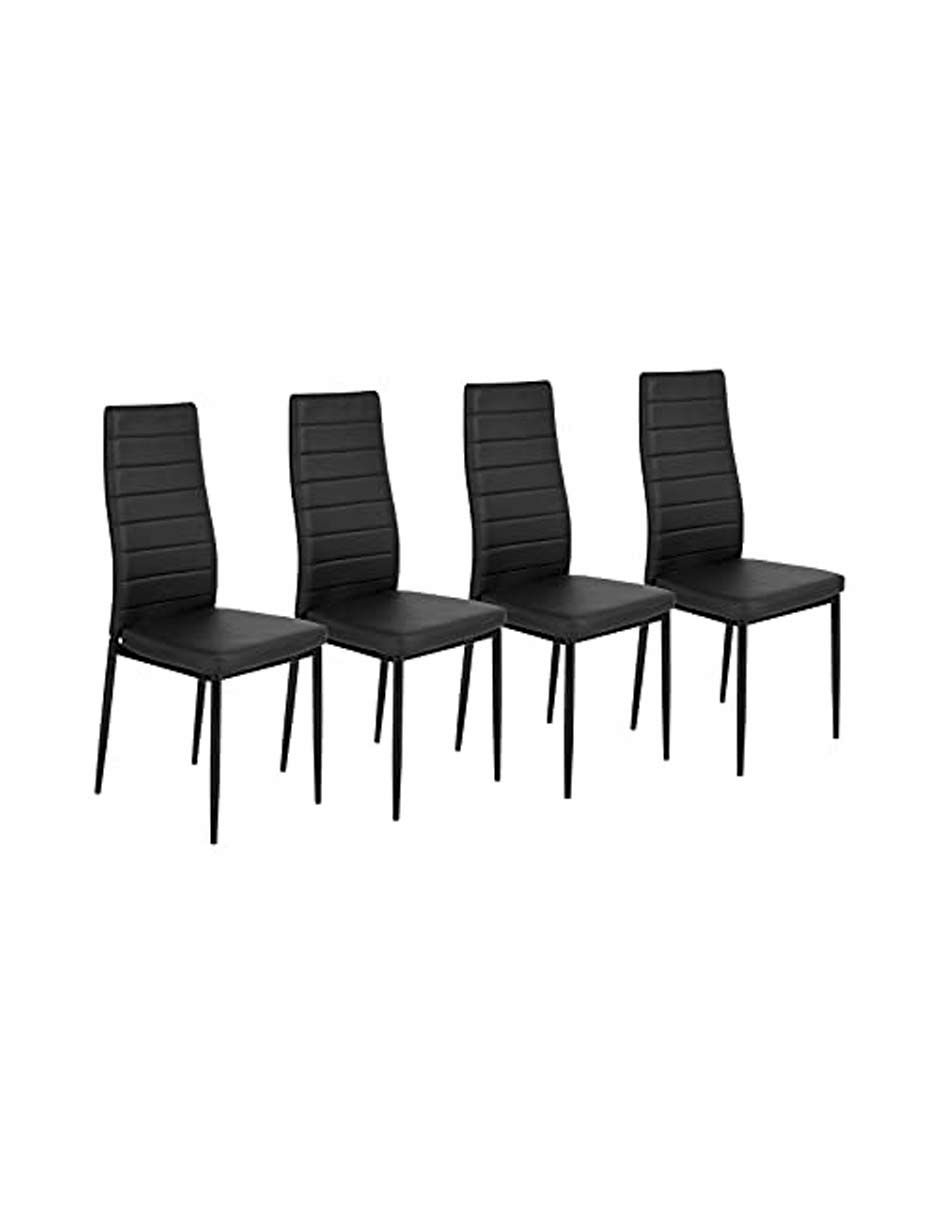 Set de 4 sillas plegables Mubson de metal