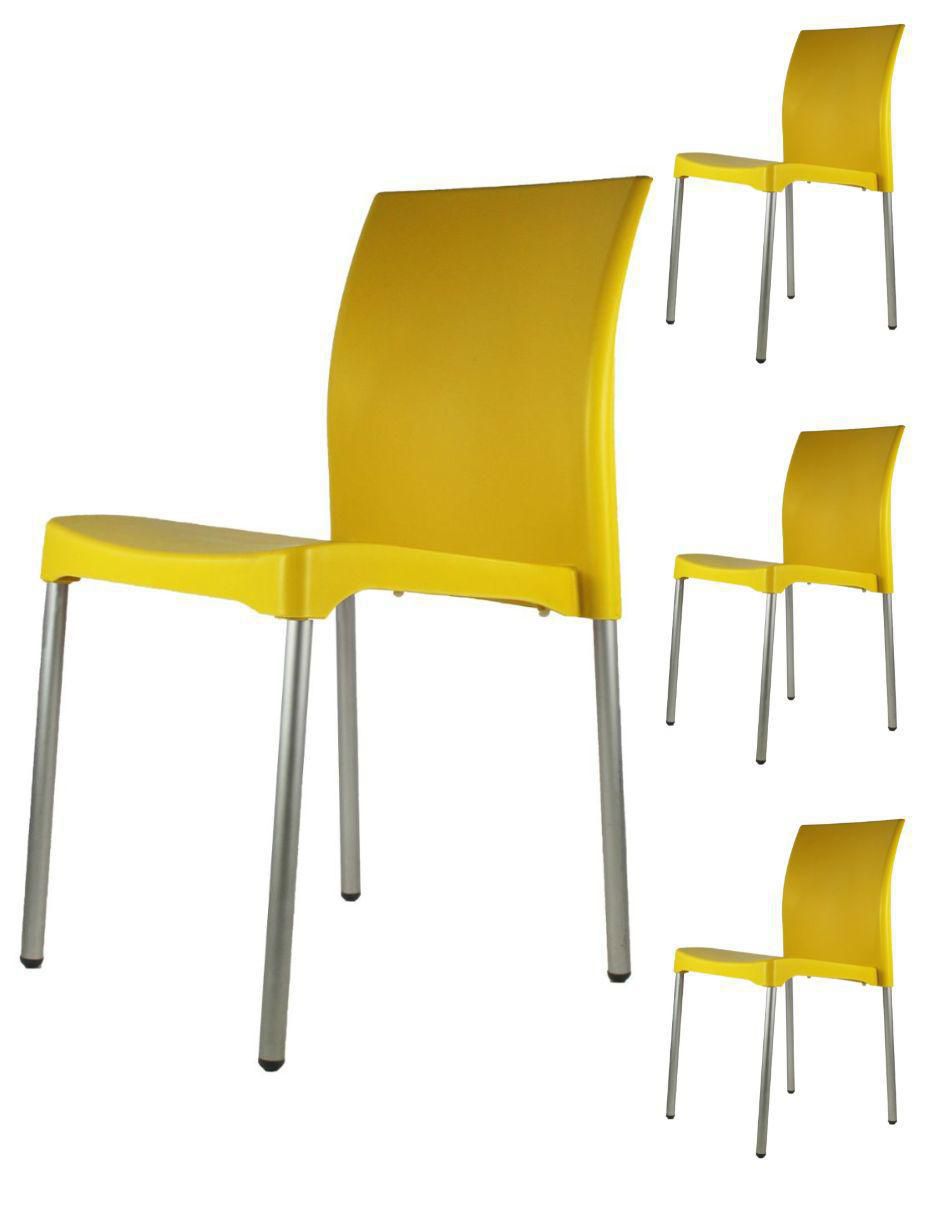 Juego de sillas 4 piezas Vivanti de plástico