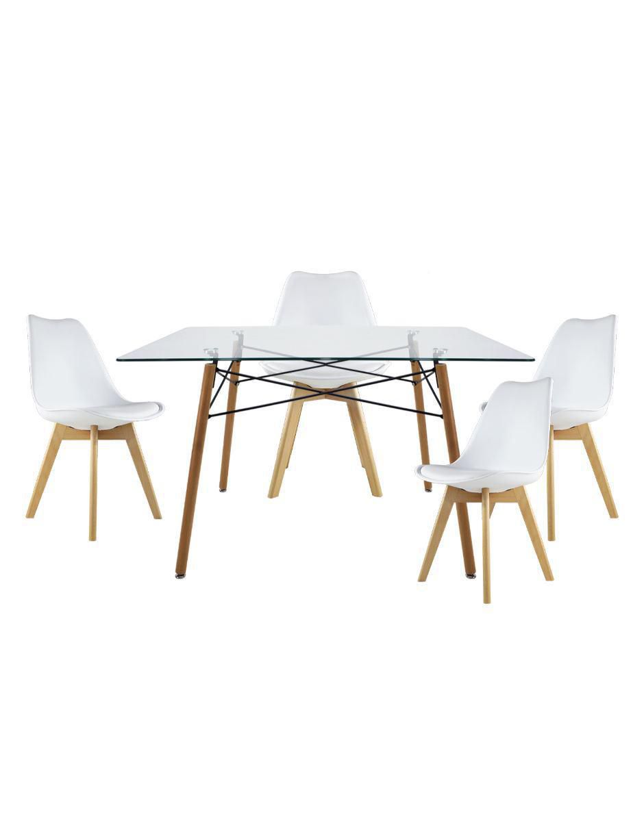Comedor para 4 personas de cristal Comedor para 4 personas de cristal