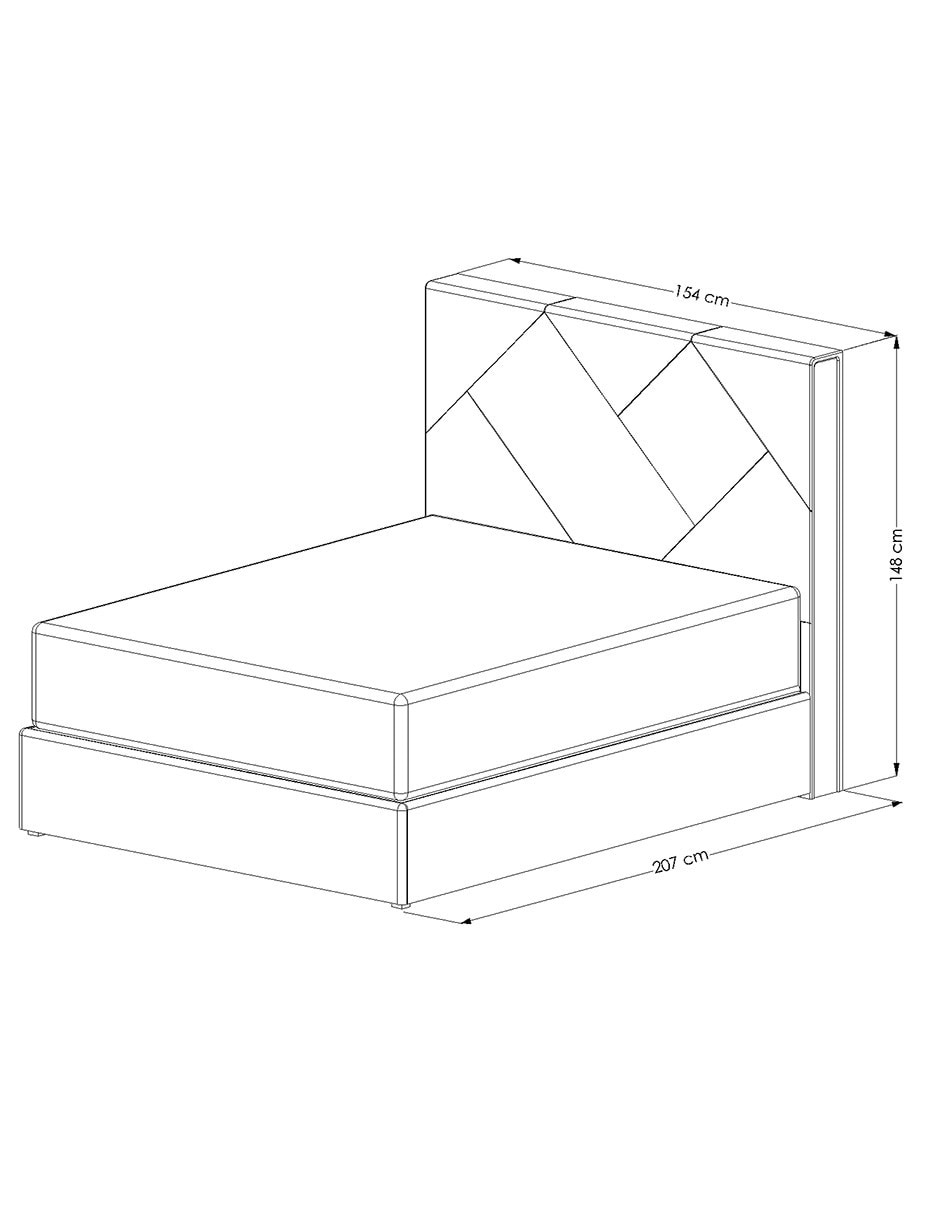 Cama Caymus de madera 6
