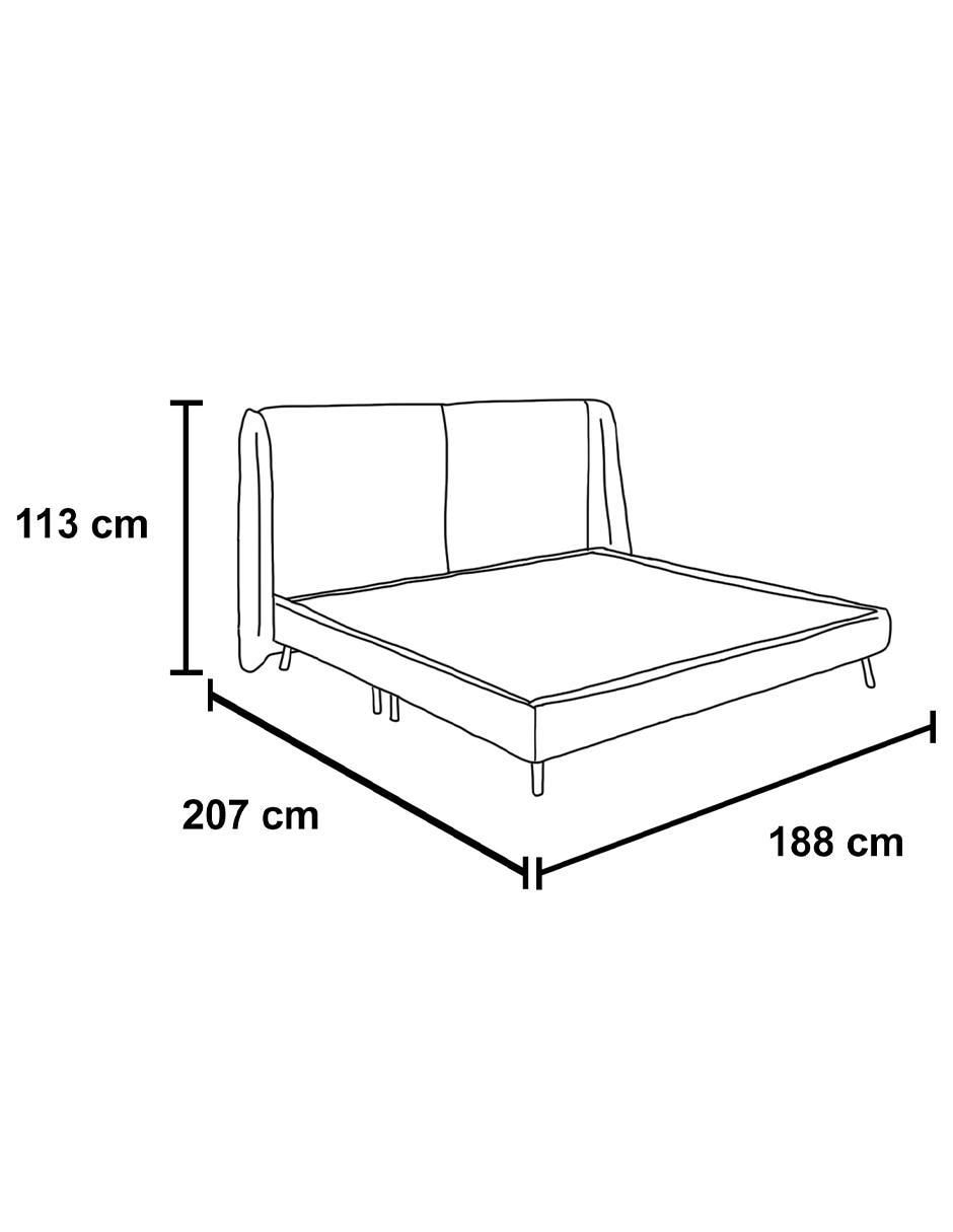 Cama todas las edades kessa cama trenton. de tela
