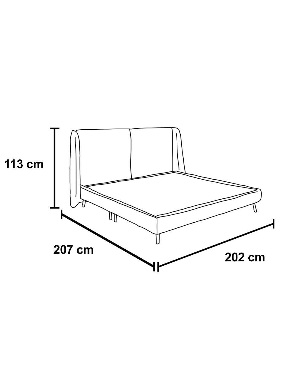 Cama todas las edades kessa cama trenton. de tela