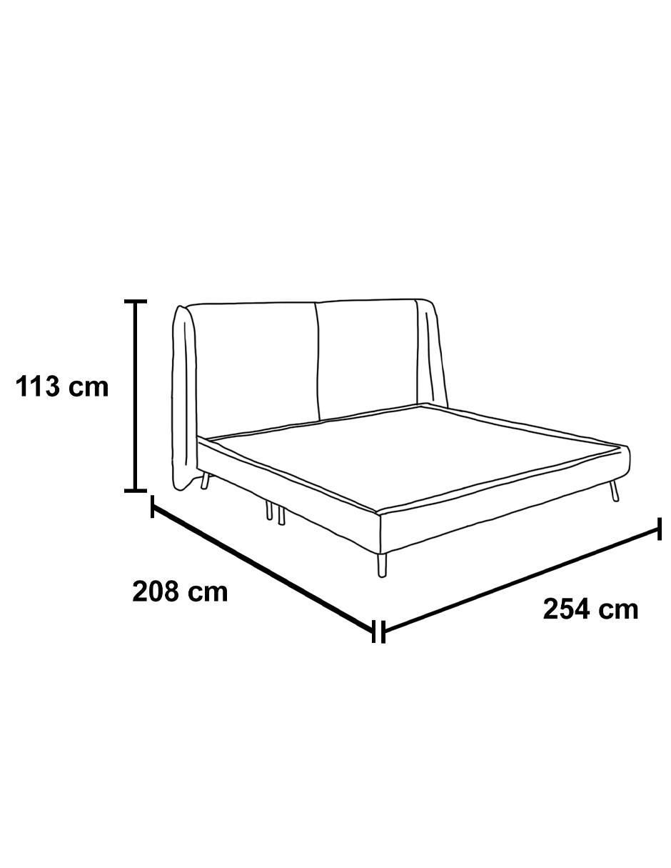 Cama todas las edades kessa cama trenton. de tela