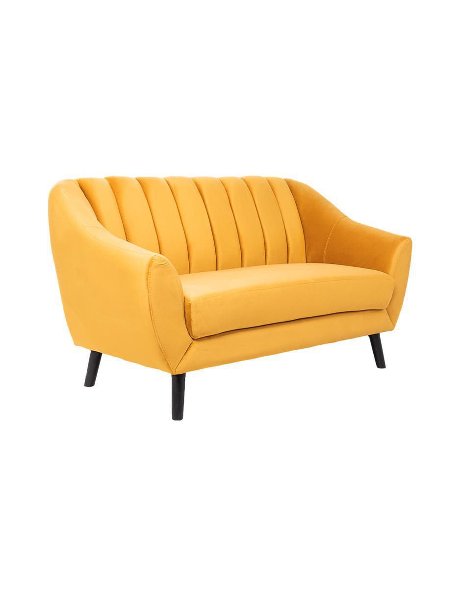 Sofá doble kessa love seat rosie de madera pino