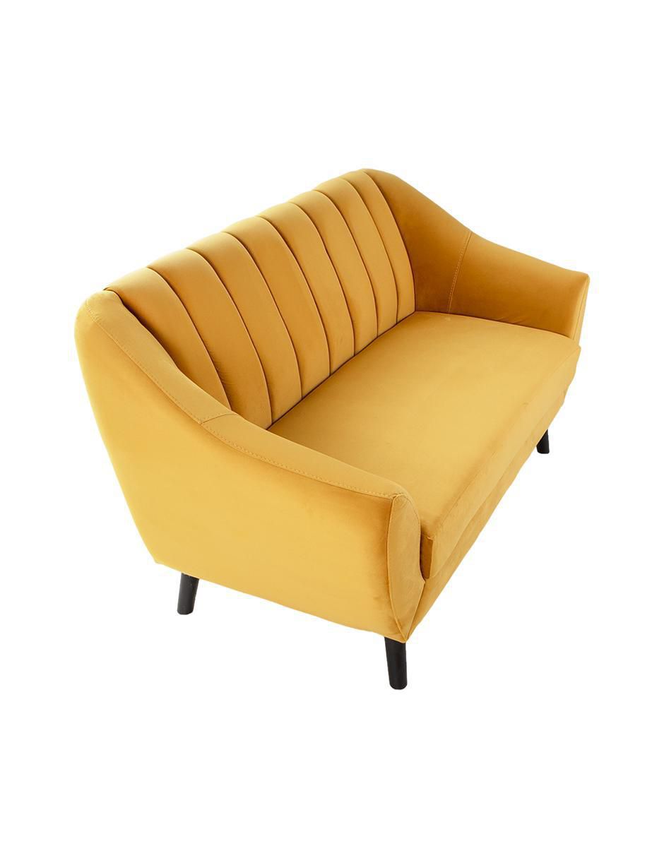 Sofá doble kessa love seat rosie de madera pino