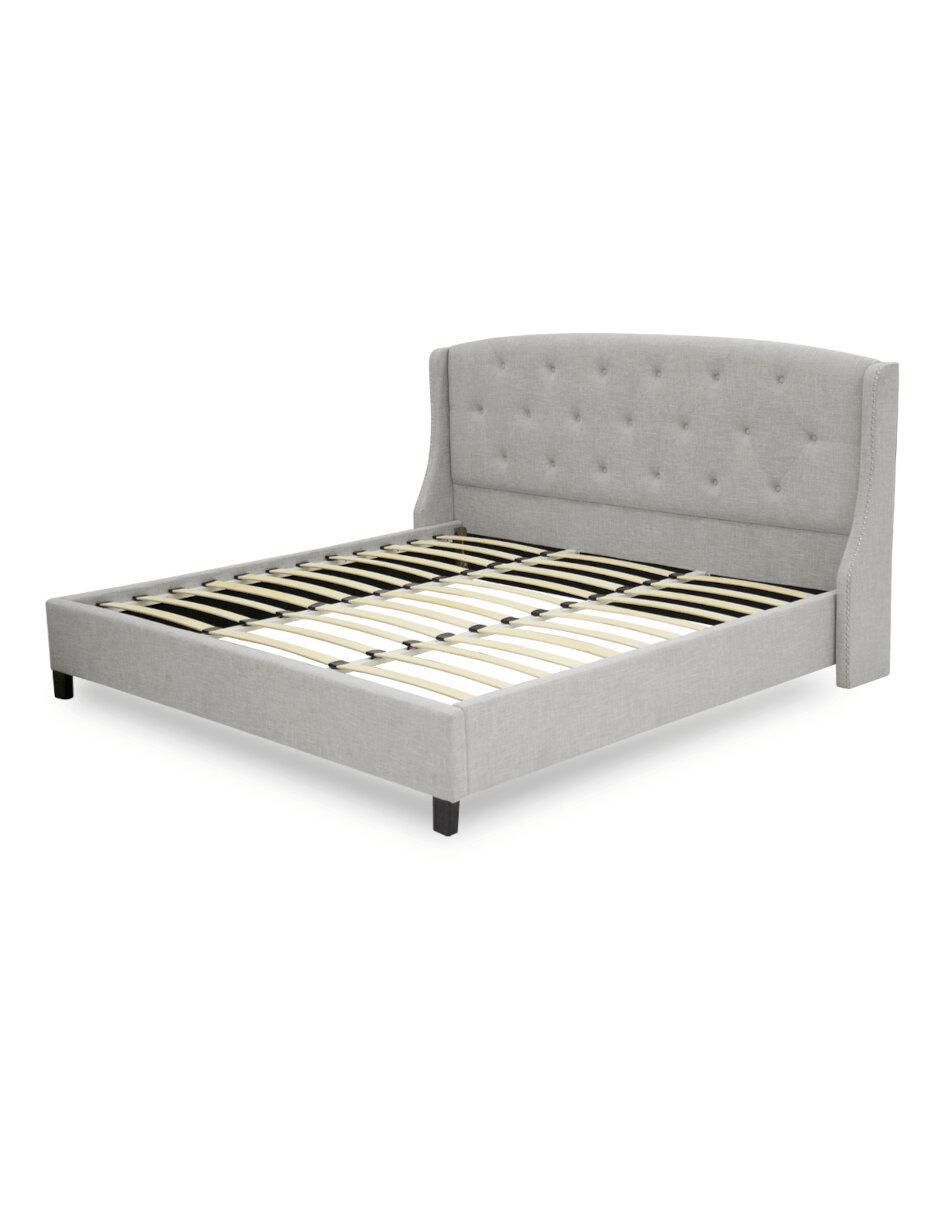 Cama LAN de madera king size 2